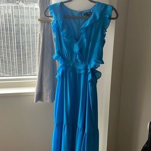 Blue maxi dress